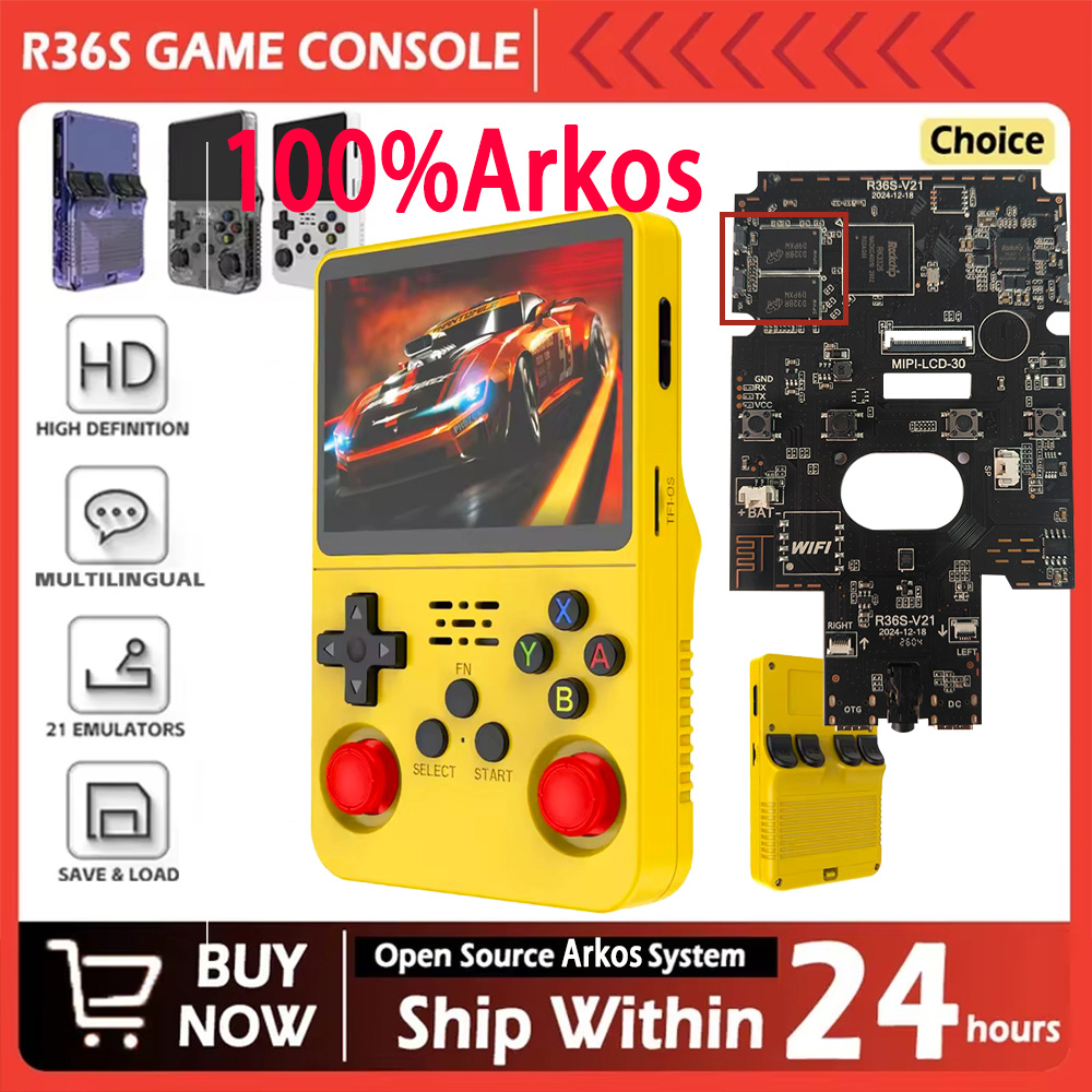 Retro Gaming Kiosk - R36S Nueva Consola de Juegos Retro