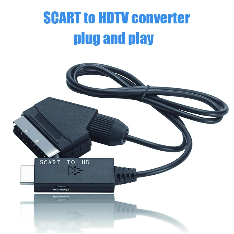 Scart To Hdmi - Convertidor de SCART a HDMI compatible,