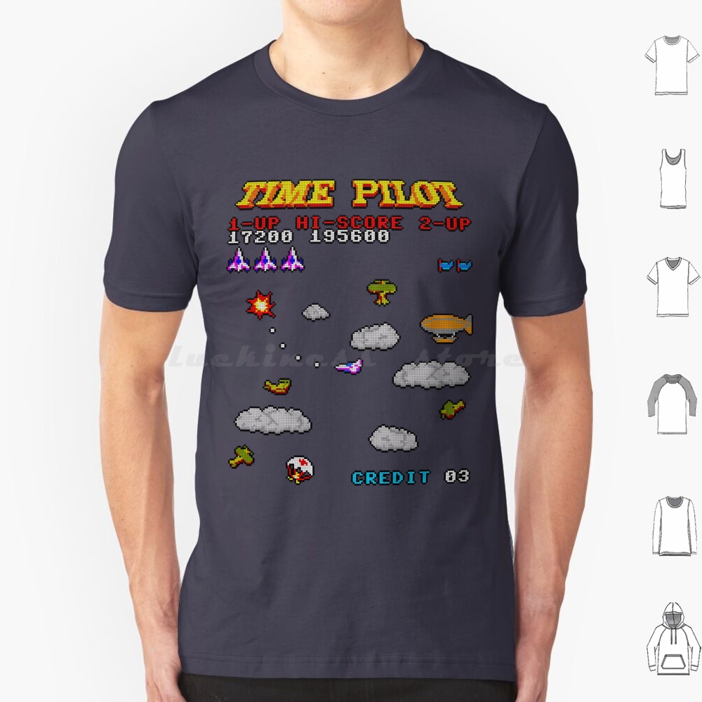 Camiseta Time Pilot 2 de algod - Retro Gaming T Shirt reseña y precio
