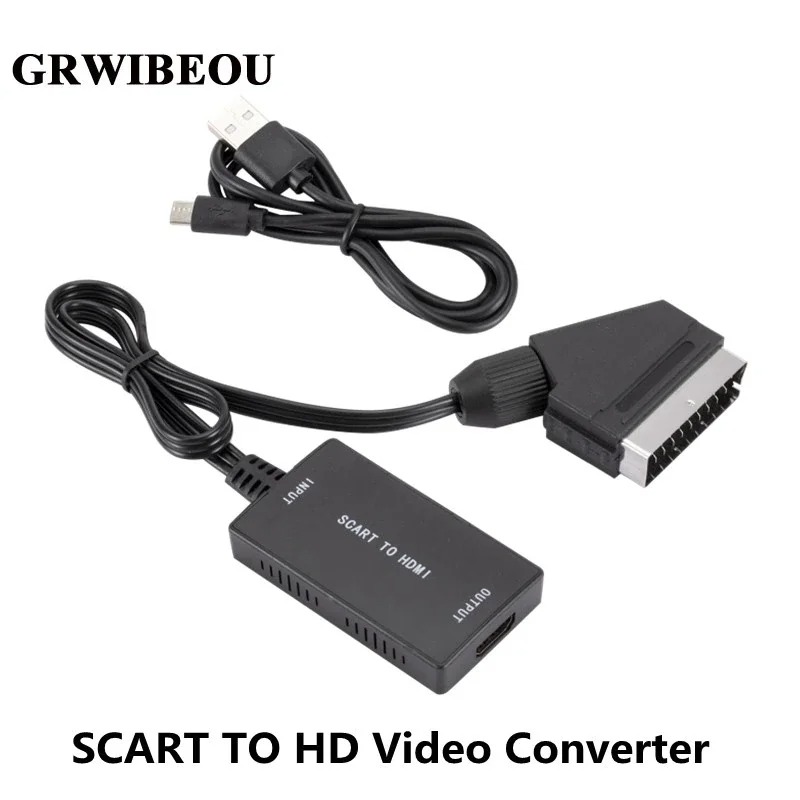 Convertidor SCART a HDMI con c - Scart To Hdmi reseña y precio